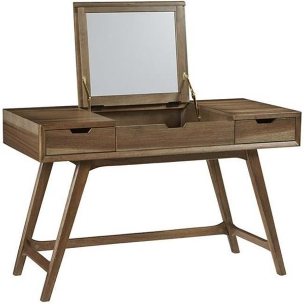 Progressive Furniture Progressive Furniture T360-71 Home & Office Desk & Vanity; Caramel T360-71